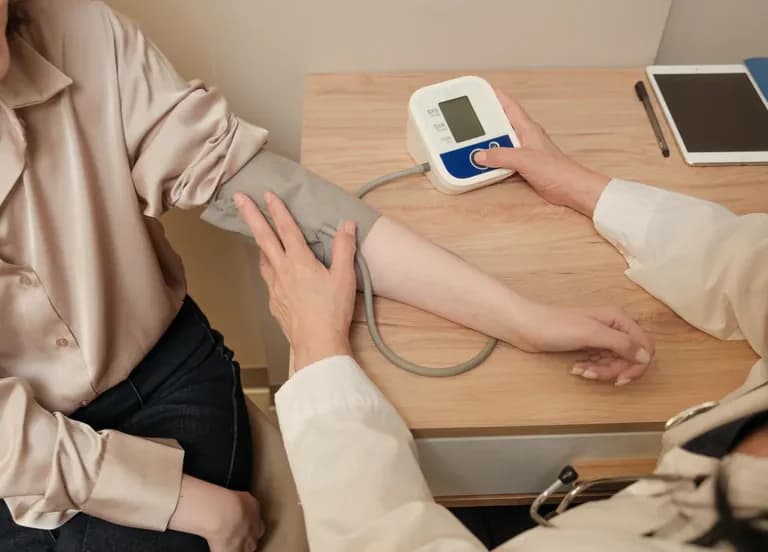 Blood pressure monitoring during menopause