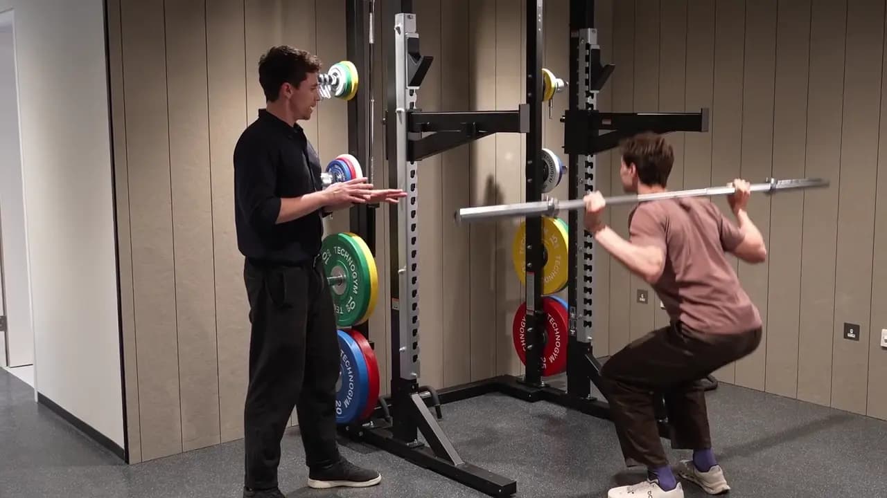 Clinician-supervised physiotherapy rehabilitation session